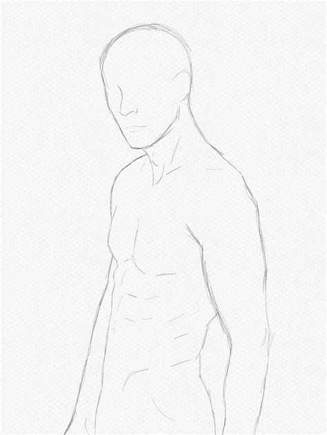 Full Body Reference Male Drawing Base Img Plane