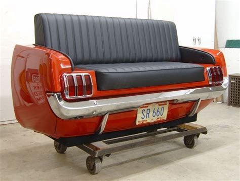 Mustang Couch Auto Furniture Classic Cars Garage Furniture Car