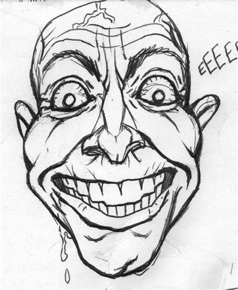 Crazy Face Drawing At Explore Collection Of Crazy