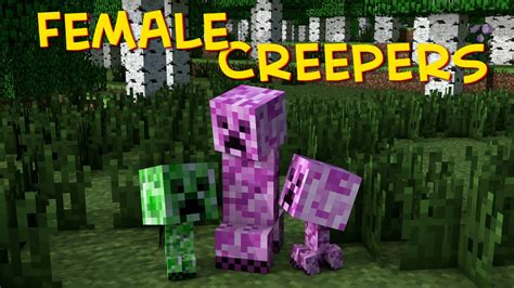 Xen Mods Female Creepers V11 Rework And New Baby Creepers Youtube
