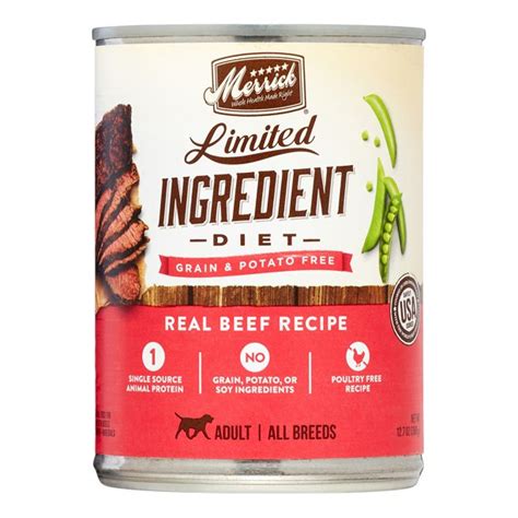 The most common 2nd ingredient is chicken meal, followed by pea, sweet potato, and potato. Merrick Limited Ingredient Diet Grain-Free Real Beef ...