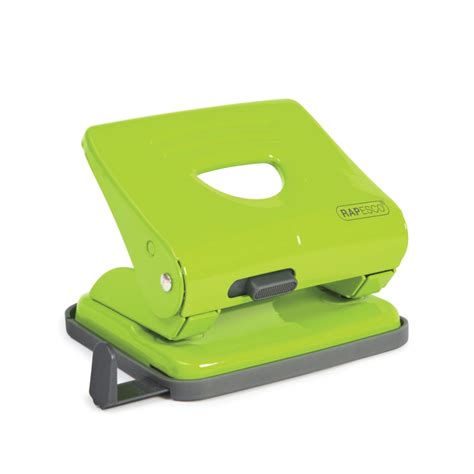 Rapesco 825 2 Hole Metal Punch 25 Sheets Green Staplers And Hole