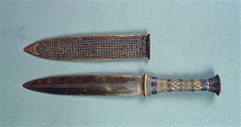 King Tuts Dagger Is Actually Made From A Meteorite Experts Say