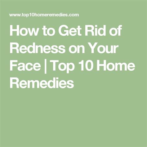 How To Cure Redness On Face 6 Home Remedies And Treatment Redness On
