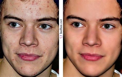 Photoshopped Male Celebrities Before And After