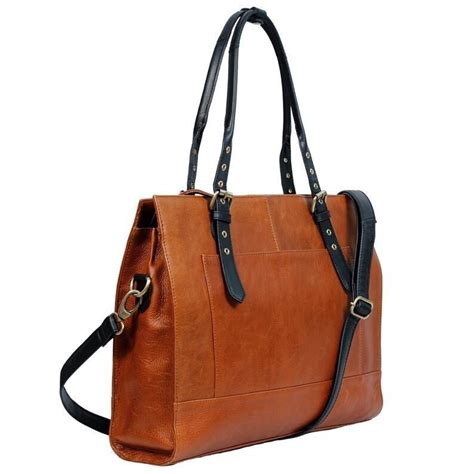 Women Leather Laptop Bag Womens Brown Leather Laptop Etsy