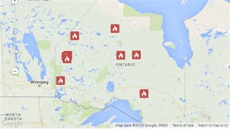 Forest Fires Flare Up Near Northern Ontario First Nations Thunder Bay