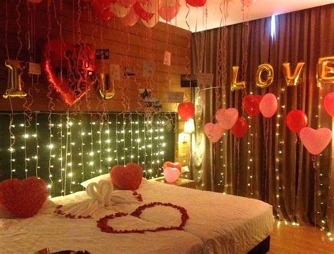 First Night Room Decoration For Newly Married Couple Wedding Night Romantic Bedroom Decor