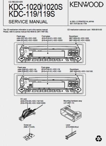 This post is called kenwood kdc bt555u wiring diagram. Kenwood Kdc 119 Wiring Diagram