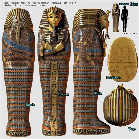 tutankhamun sarcophagus 3d reference tutankhamun reference ancient egyptian artifacts