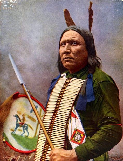 Bear Foot Chief Brule Sioux 1899 Photo By Heyn Photo Native