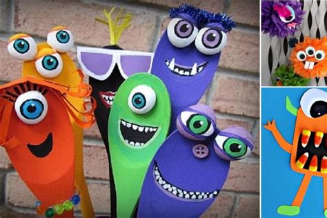 Magnifiques Bricolages De Monstres Faire Avec Les Enfants Spoon