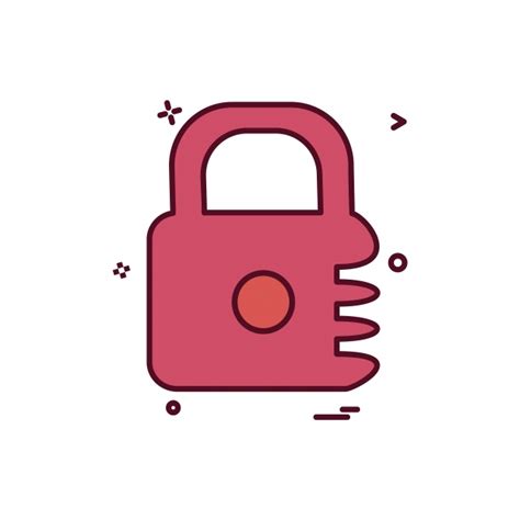 Lock Icon Design Vector Lock Icons Padlock Clipart Vector Png And