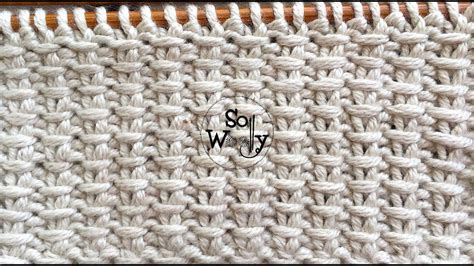 How To Knit The Jute Stitch A Two Row Reversible Pattern Both Sides Look Pretty So Woolly