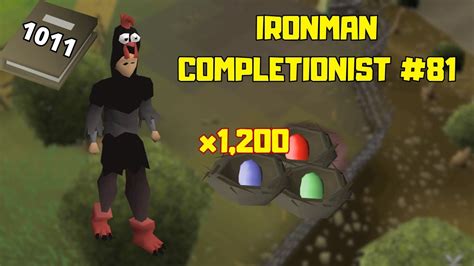 The Rarest Outfit In The Game Osrs Ironman Collection Log