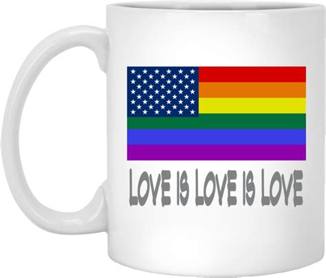 Download Love Is Love Is Love Rainbow Flag U S Flag The Thin Green Line Sticker Rectangle