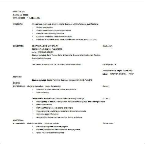 Perfect resume format for be, btech graduates. Awesome Resume Format Pdf For Interior Designer Fresher And Review Check more at https ...
