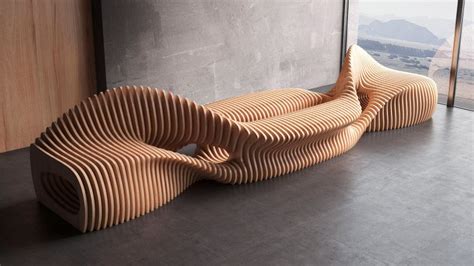 Organic Shaped Furniture By Parametric