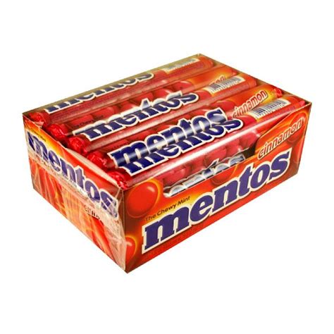Mentos Chewy Mints Cinnamon Flavour 132oz 37g 15ct