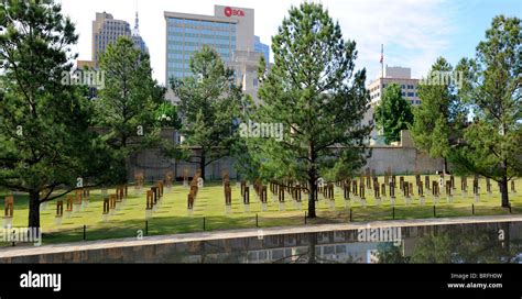 Field Of Empty Chairs Oklahoma City National Memorial Bombing Site