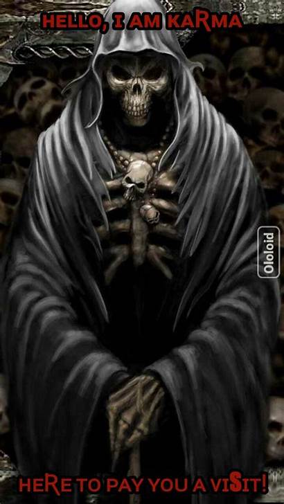 Reaper Grim Badass Skull Tattoo Skulls Gothic