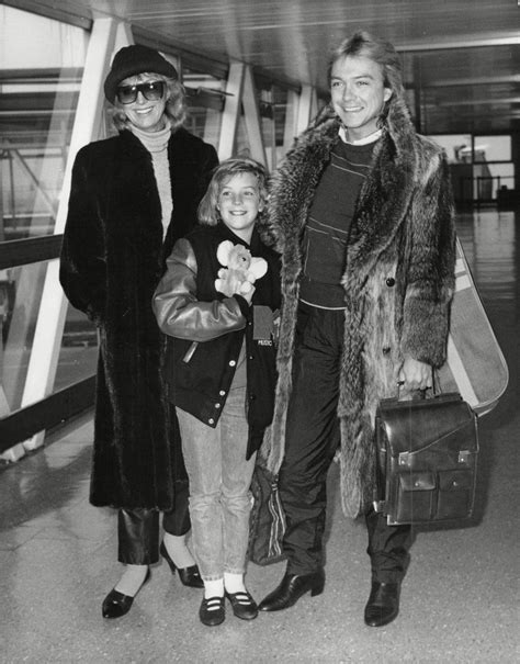David Cassidy Arrives At Heathrow With New Wife Meryl Tanz And Her Nine Year Old Daughter
