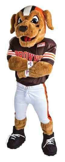 Cleveland Browns Mascot Chomps