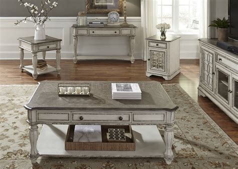 Please contact your local store to. Magnolia Manor Coffee Table & 2 End Tables Set 244-OT by ...