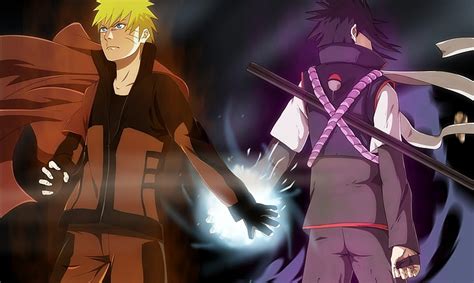 Naruto And Sasuke Digital Wallpaper Sword Sasuke Naruto War Anime
