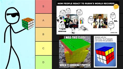 Rating The Best Rubiks Cube Memes Of 2021 Youtube