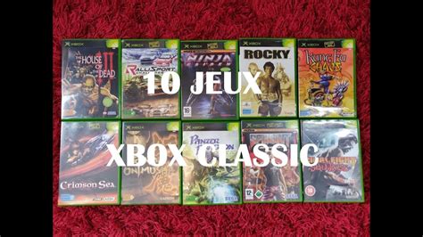 Collection Xbox Classic Part 1 10 Jeux Youtube