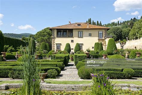 Settignano The Garden Of Villa Gamberaia High Res Stock Photo Getty