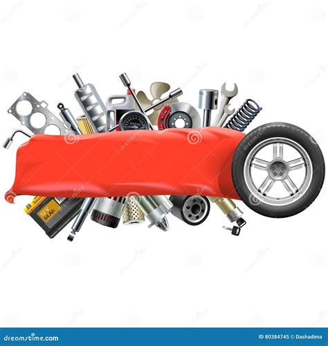 Spare Parts Banner Stock Illustrations 360 Spare Parts Banner Stock