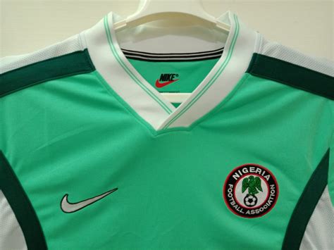 1998 Nigeria Retro Vintage Nation Fußball Fußball Heimtrikot Etsy