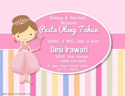 Contoh surat undangan resmi paling lengkap, dikemas rapi dan menarik dengan menggunakan gaya bahasa yang enak dibaca, sehingga menciptakan rasa nah di bawah ini terdapat beberapa contoh surat undangan resmi perusahaan yang bisa anda jadikan sebagai sumber referensi terbaik. 25+ Contoh Undangan Ulang Tahun Anak Menarik dan Lucu ...