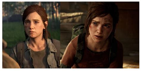 A Side By Side Comparison Of New Young Ellieold New Ellie These Two Picts Look Very Similar