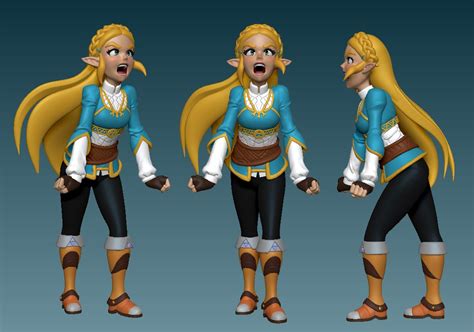 zelda is pissed breath of the wild — polycount