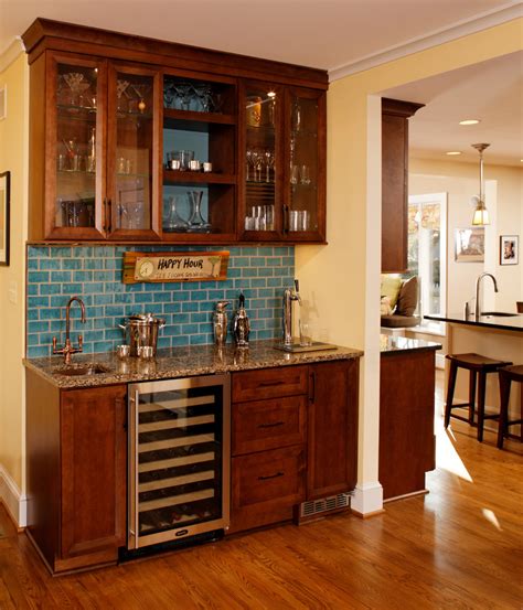 Creating a basement bar is a dream that is within your grasp. Marvelous mini kegerator in Kitchen Eclectic with Basement ...