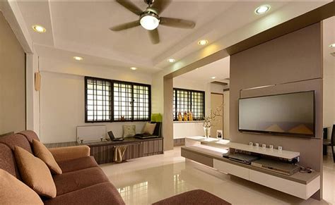 Minimalist living rooms are very popular today. HDB 4 Room Renovation Singapore | New BTO or Resale Flat ...