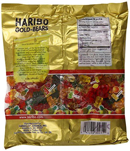 Haribo Gummi Bears 3lb Bag 4 Pack Food Gummi Bears 3lb Bag 4 Pack