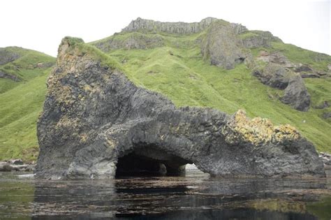 Free Picture Akun Island Basalt Sea Cave