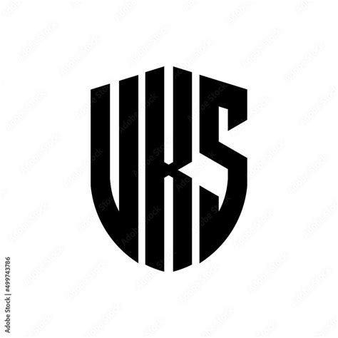 Vks Letter Logo Design Vks Modern Letter Logo With Black Background