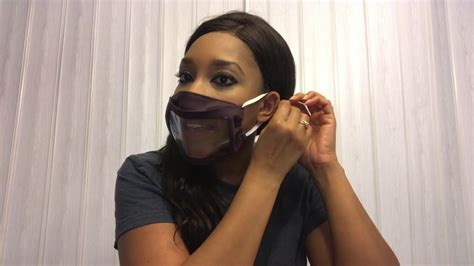 Luxsatin How To Fit Your Lip Reading Clear Face Mask For Deaf And