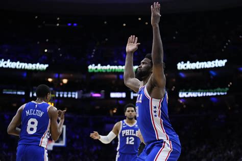 Nba Fines Joel Embiid 25k For Triple Crotch Chop Gesture During Sixers Nets The Hamden Journal