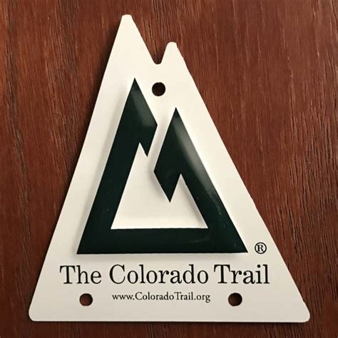 Trail Marker Authentic Metal Trail Marker Colorado Trail Foundation