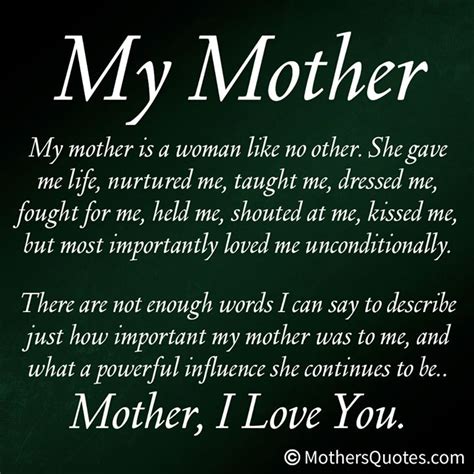 For My Precious Mother Best Mother Quotes Mother Quotes Mothers