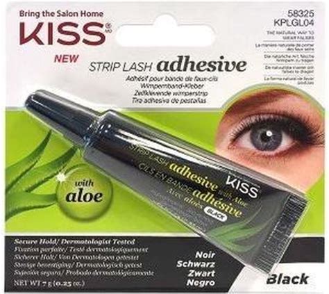 KISS Strip Lash Adhesive With Aloe Black Bol Com