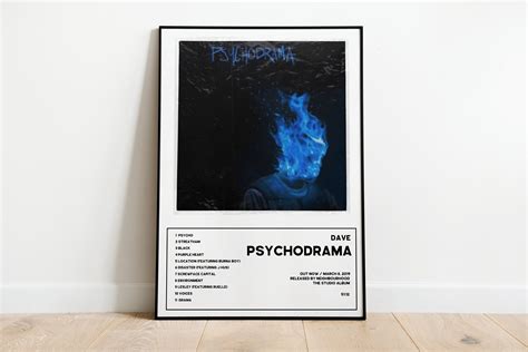 Dave Psychodrama Album Cover Print Poster Print Wall Art Etsy