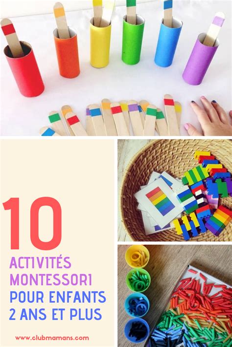 Activités Montessori 2 ans 10 idées faciles Club Mamans