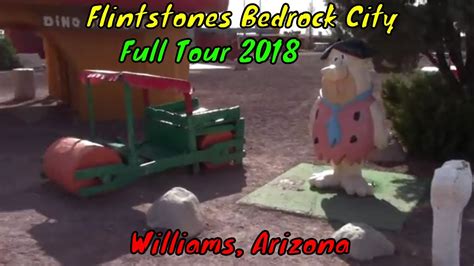 Flintstones Bedrock City Full Tour Williams Arizona Youtube